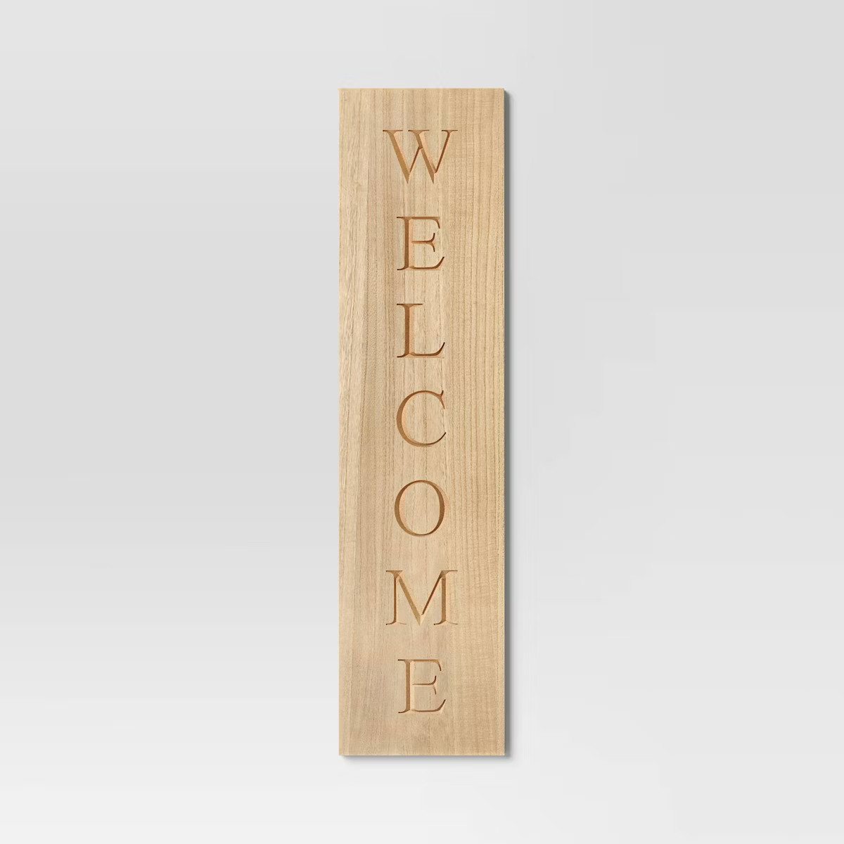 40"x10" Reversible Wood Leaner - Threshold™: Farmhouse Style MDF Vertical Decor with Rustic Quo... | Target