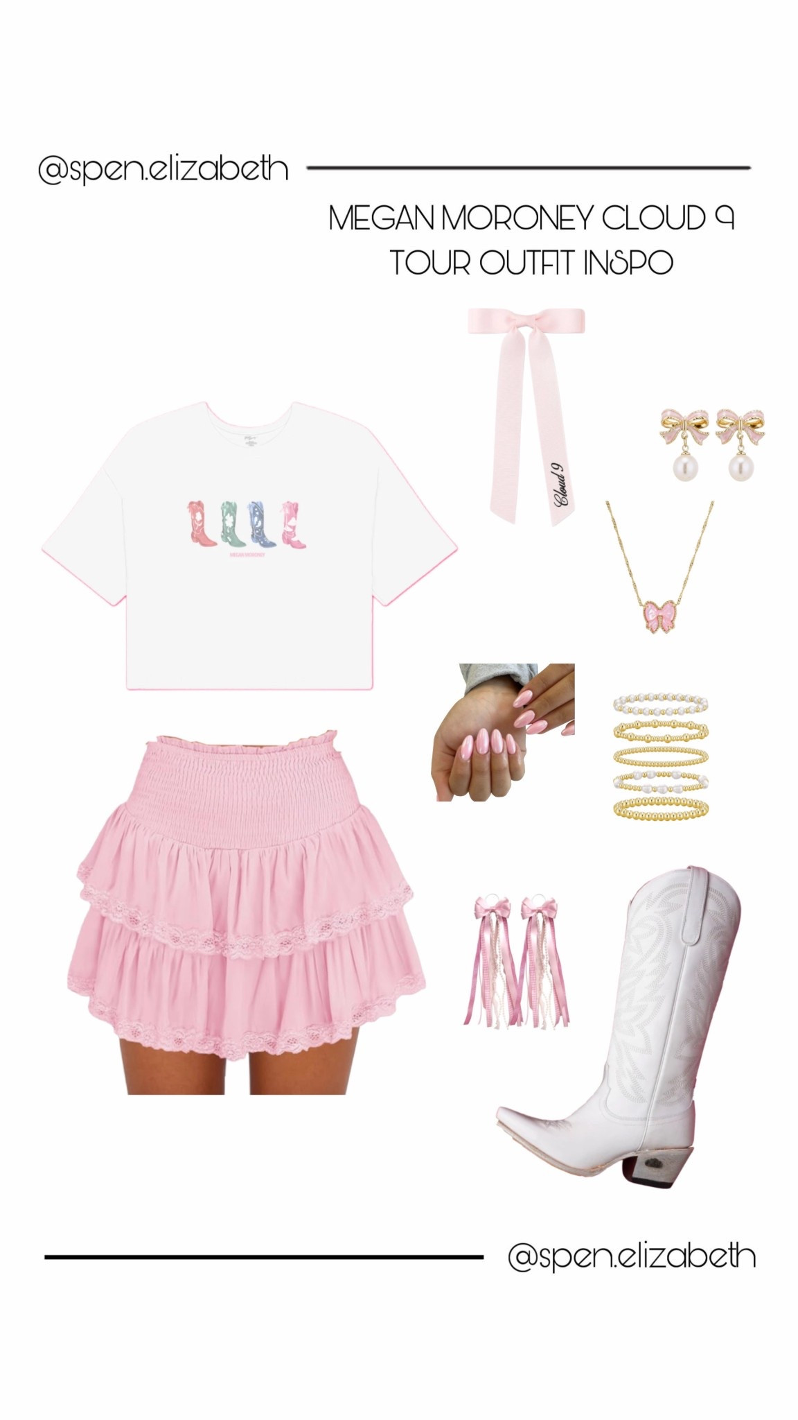 megan moroney cloud 9 tour concert outfit inspo!!