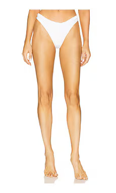 Frankies Bikinis Full Moon Bikini Bottom in Optic White from Revolve.com | Revolve Clothing (Global)