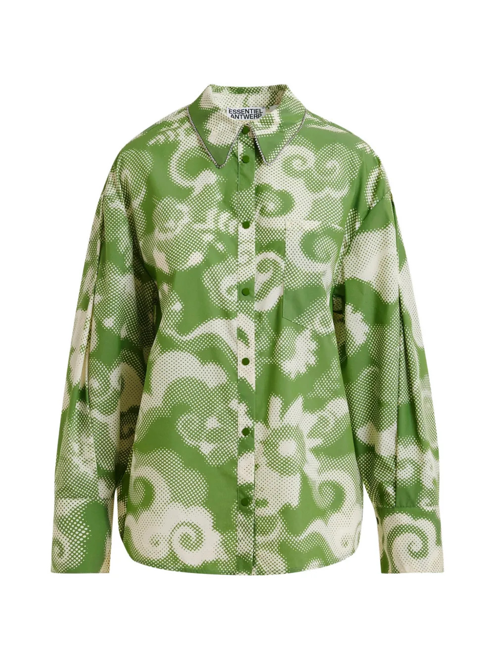 Essentiel Antwerp floral-print Shirt | Green | FARFETCH UK | Farfetch Global