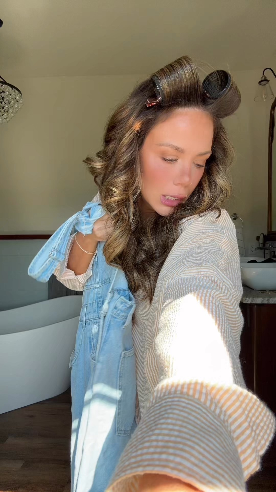 Overalls girlie for life! In size XS. In small top.

#LTKFindsUnder50 #LTKFindsUnder100 #LTKSaleAlert