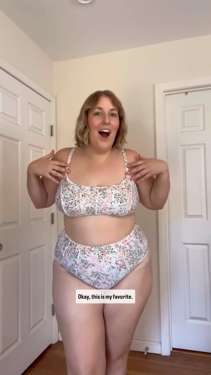 Adoreme swim try-on on a size 18👙 wearing 1X in everything, and some are roomier than others. If you’re in between sizes, go up! 

#LTKStyleTip #LTKPlusSize #LTKSwim