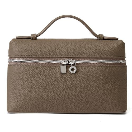 Rejolly Crossbody Bag for Women Small Top-Handle Pouch Purse Designer Shoulder Handbag Quiet Luxury Leather Trendy Purse Elephant Grey | Amazon (US)