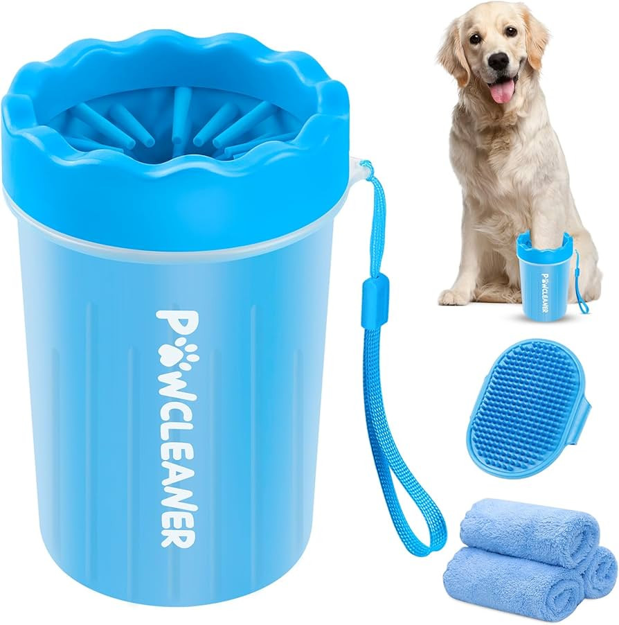 Dog Paw Cleaner, Washer, Buddy Muddy Pet Foot Cleaner for Small Medium Large Breed Dogs/Cats (wit... | Amazon (US)