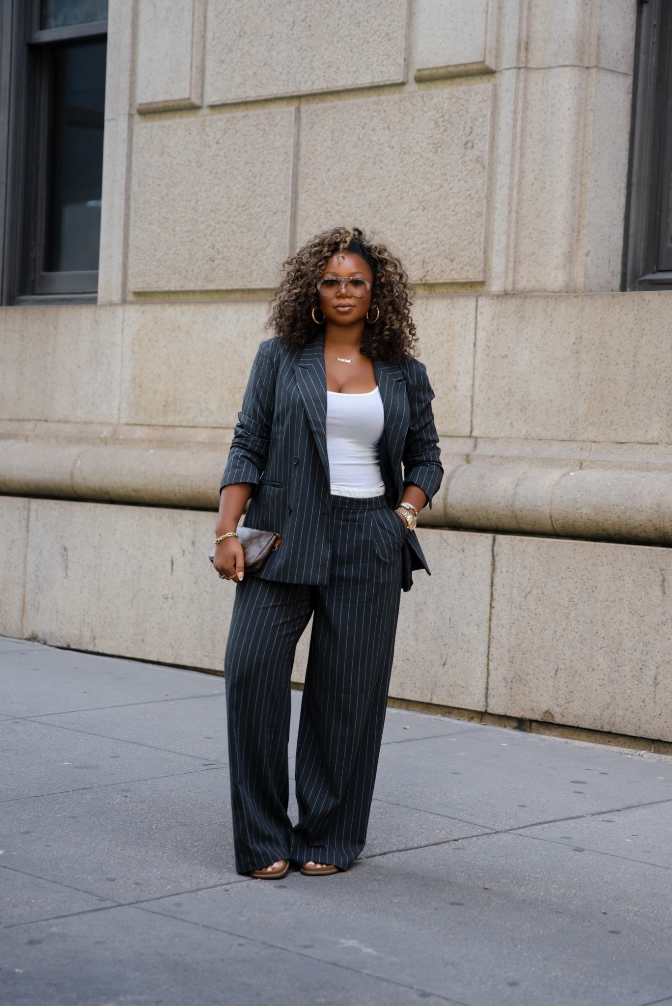 Can’t believe this suit is under $60!! Omg. 5’9 200 lbs size large blazer and size 14 

@walmartfashion @walmart #WalmartPartner 

#LTKStyleTip #LTKFindsUnder100 #LTKFallSale