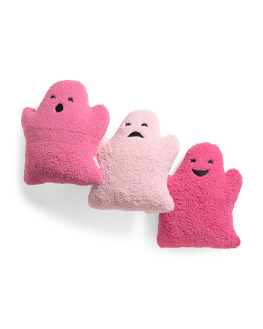3Pk Multi Shaped Ghost Halloween Pillows | TJ Maxx