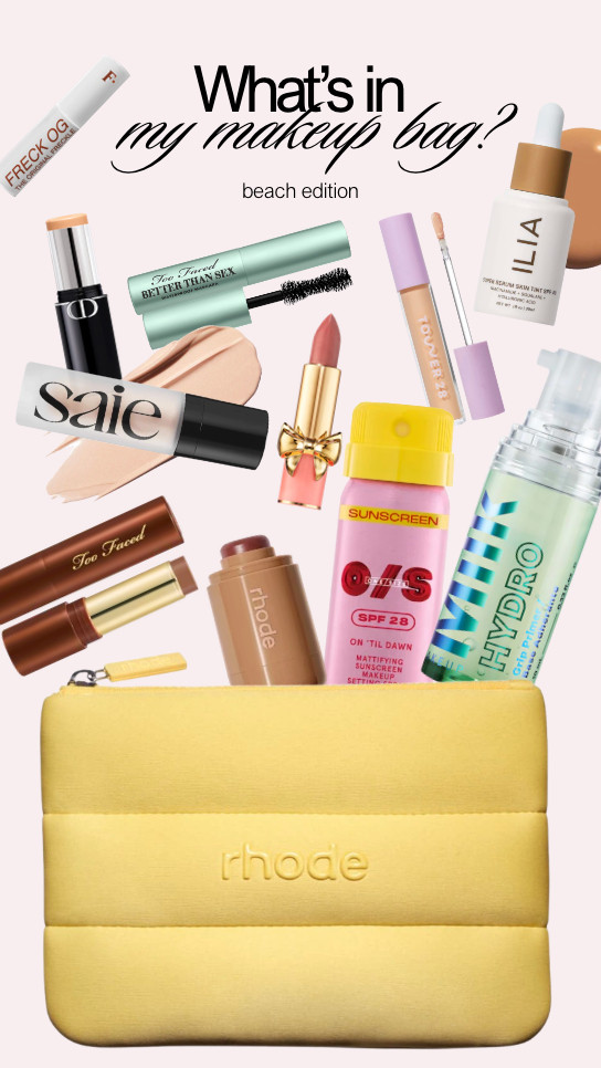 What's in my summer makeup bag for the perfect beach-proof glow! 

 #LTKgrwm #LTKselfcare #LTKBeauty