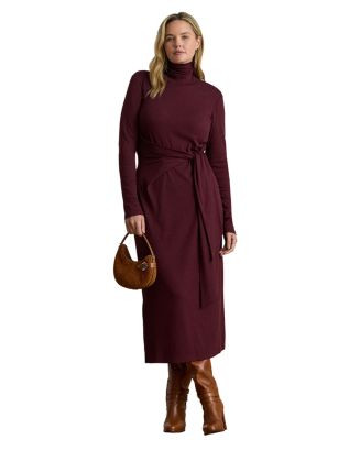 Plus Tie Front Turtleneck Dress | Bloomingdale's (US)