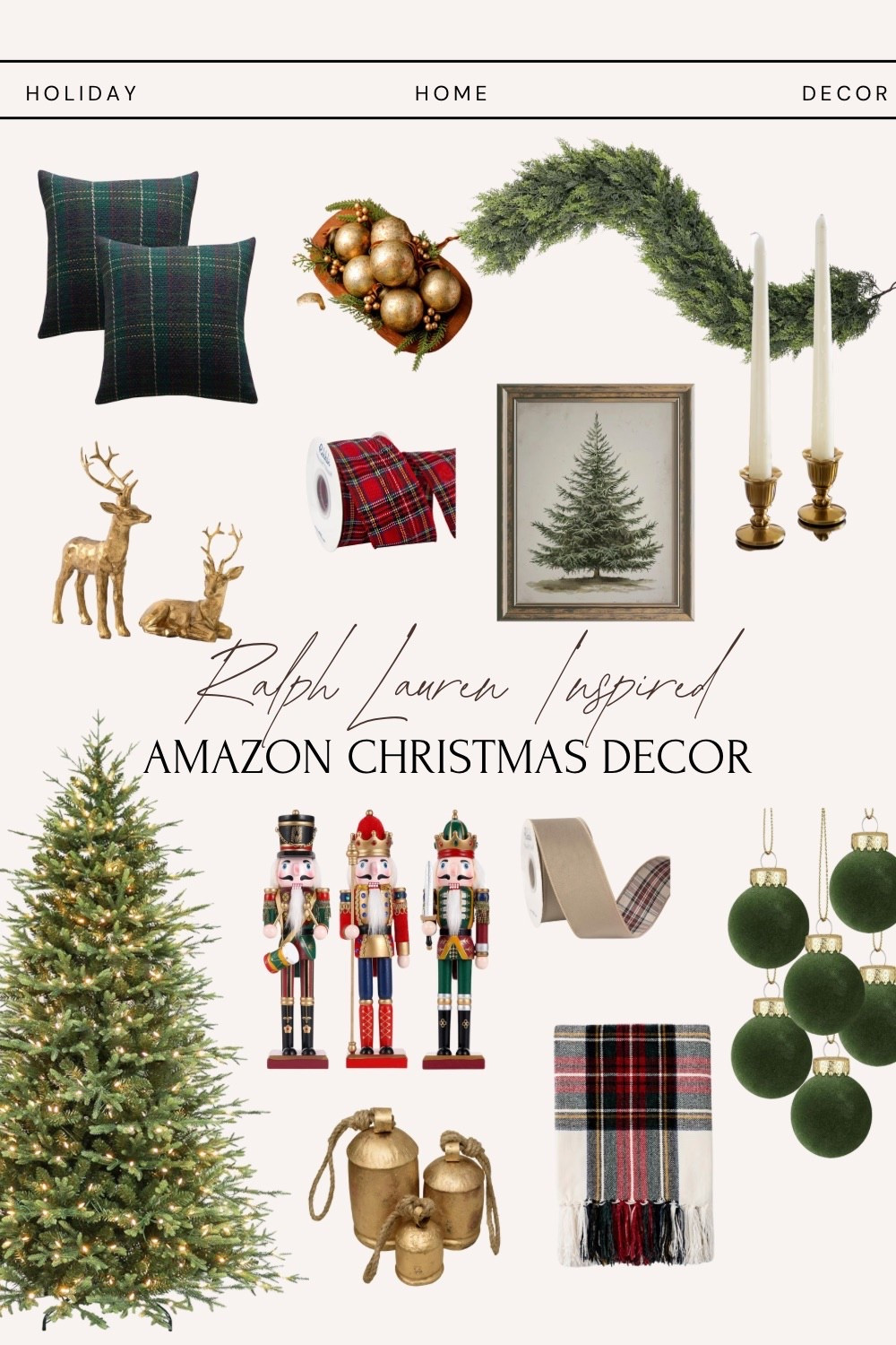 Ralph Lauren inspired Christmas home decor finds on Amazon! 

Ralph Lauren Christmas decor, equestrian holiday style, tartan plaid, classic holiday home, vintage gold decor, cozy Christmas living room, traditional Christmas style, Amazon home finds, timeless holiday decorating, Ralph Lauren inspired home

#LTKHome #LTKHoliday #LTKSeasonal