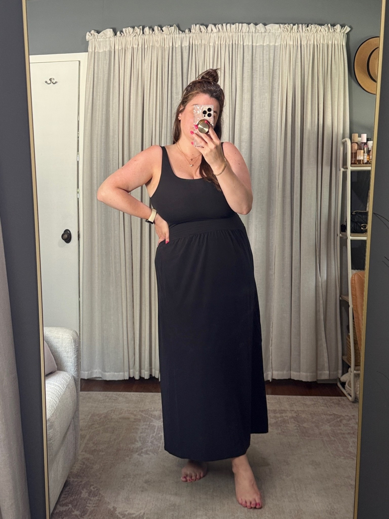 This is exactly the kind of dress I love having in my closet. The All in Motion Woven Travel Dress from Target is one of those throw-on-and-go pieces that can take you from sightseeing on vacation to running errands or grabbing lunch with friends.

I especially love that it has a built-in shelf bra and an easy, comfortable silhouette that still looks polished. Definitely a midsize-approved staple I’ll be reaching for.

#LTKootd #LTKMidsize #LTKgrwm