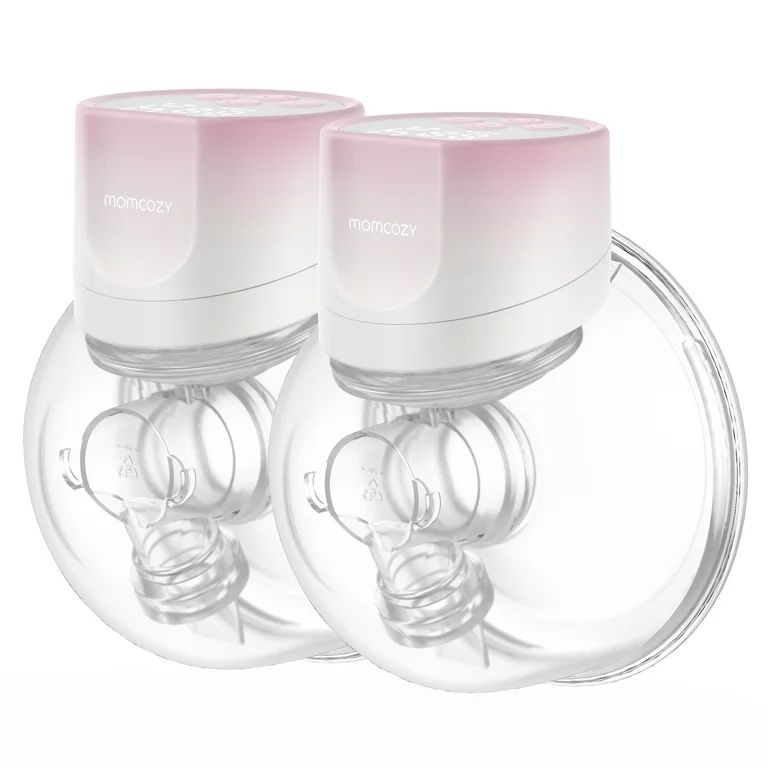 Momcozy S12 Pinky Pro Hands Free Breast Pump Wearable, 24mm 2 Pack Electric | Walmart (US)