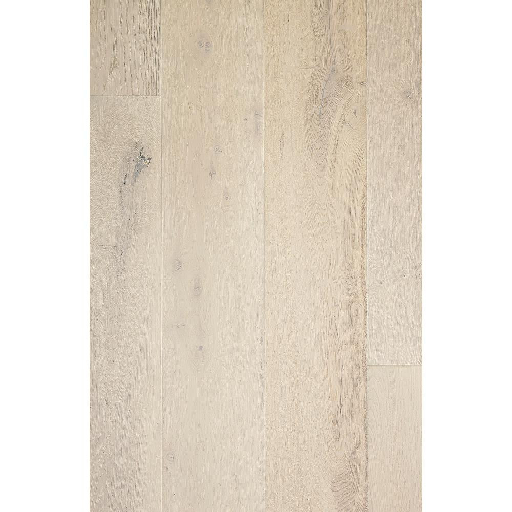 Grandeur Euro White Oak Ire Mist 1/2 in. T x 7.5 in. W x Varying Length Engineered Hardwood Floor... | The Home Depot