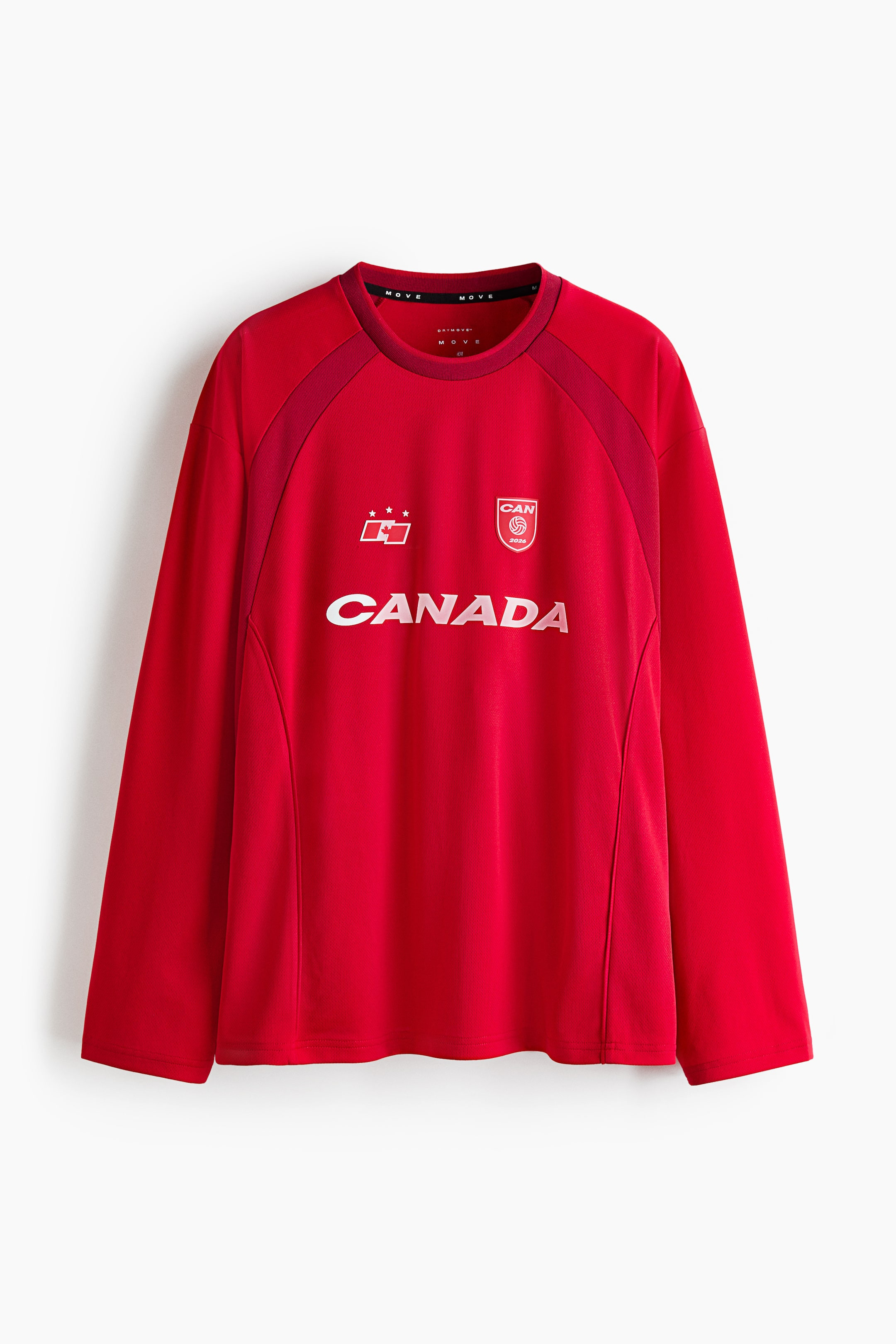 Oversized Printed Soccer Jersey with DryMove\u2122 | H&M (US + CA)