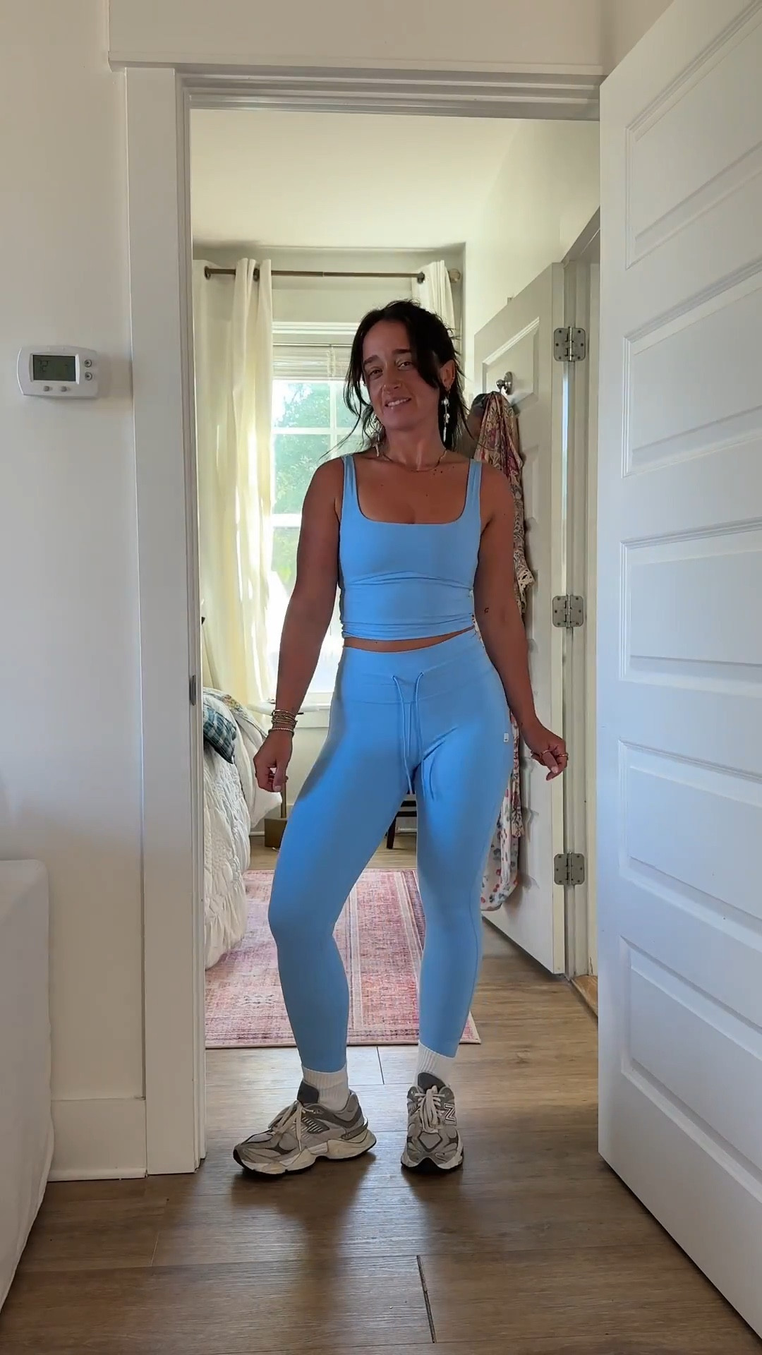 all blue for spring !!! 
small top, medium bottom 

#LTKSeasonal #LTKStyleTip #LTKActive