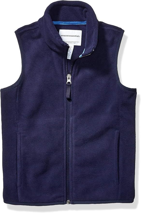 Amazon.com: Amazon Essentials Toddler Boys' Polar Fleece Vest, Blue, 2T : Clothing, Shoes & Jewel... | Amazon (US)