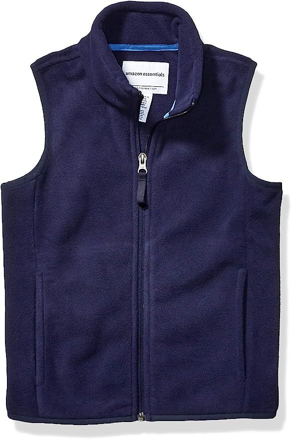 Amazon.com: Amazon Essentials Toddler Boys' Polar Fleece Vest, Blue, 2T : Clothing, Shoes & Jewel... | Amazon (US)