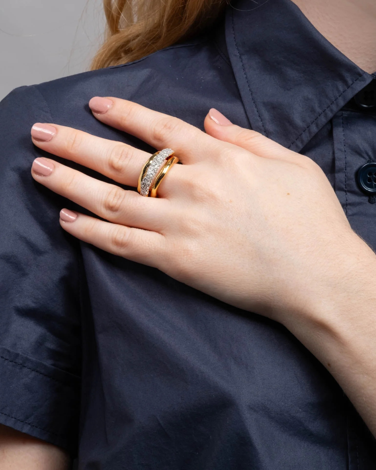 Solanales Crystal Orbiting Ring | Alexis Bittar | Alexis Bittar