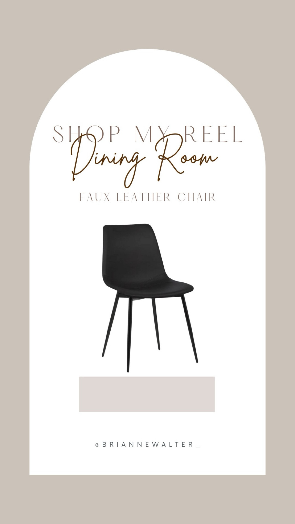 Shop my Reel: 
Modern, neutral dining room inspiration. These faux leather chairs are affordable, super easy to clean and are so sleep and minimal! Absolutely LOVE them! 

#LTKOver40 #LTKFamily #LTKHome