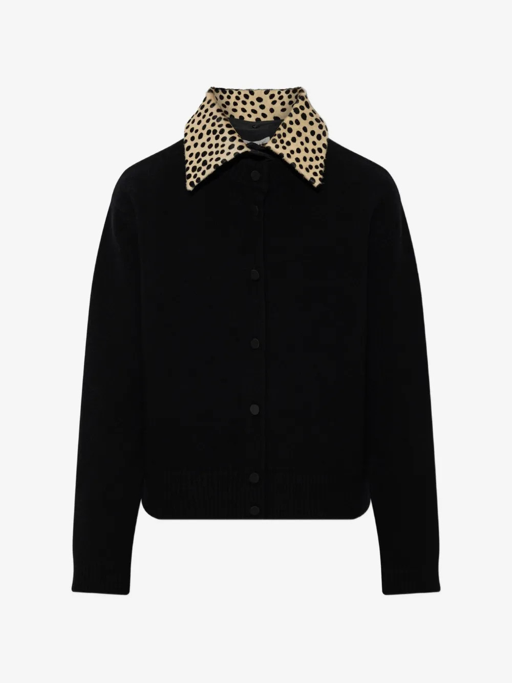 cárdigan con animal print en el cuello | Farfetch Global