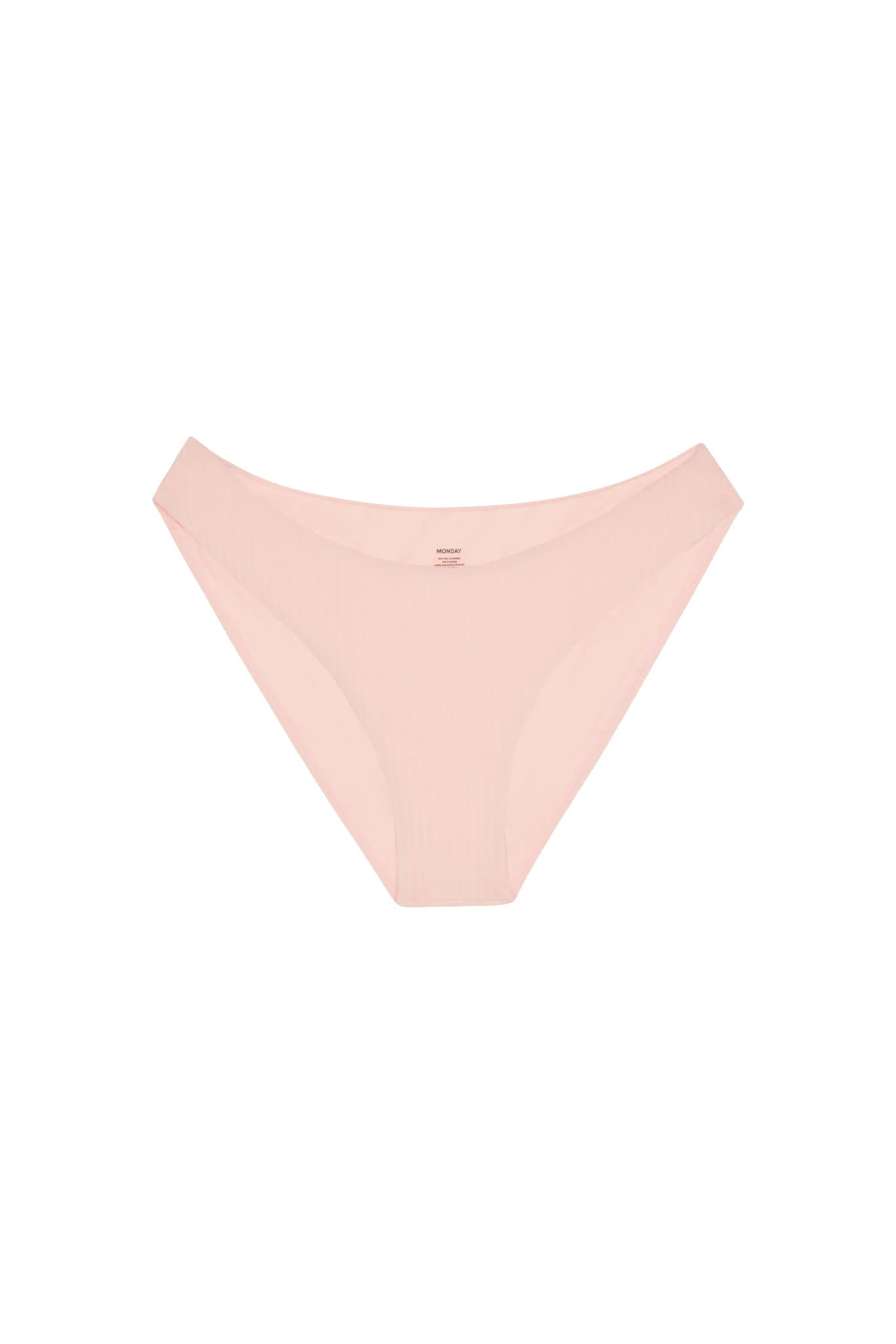 Seychelles Bottom - Powder Pink Rib | Monday Swimwear