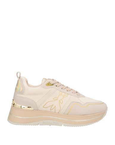 Patrizia Pepe Girl Woman Sneakers Beige Size 6 Textile fibers | YOOX (US)