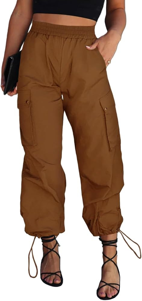 GIFTIME Womens Cargo Pants with Pockets | Amazon (US)