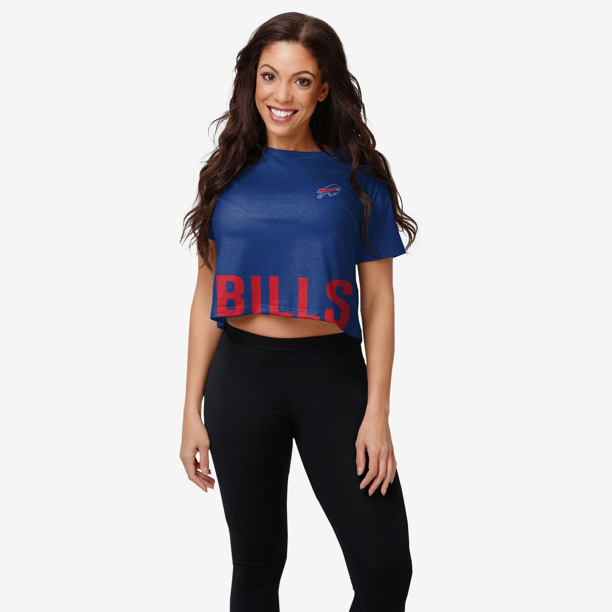 Buffalo Bills Womens Bottom Line Crop Top | FOCO inc