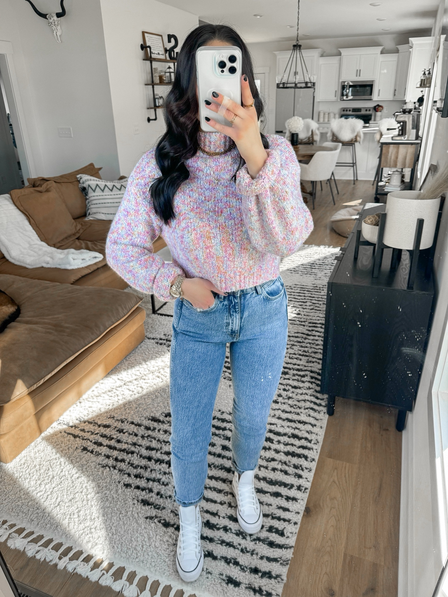 Sweater — small
Jeans — 2

Valentine’s Day outfit | casual outfit ideas | mom jeans | platform converse sneakers | white converse | confetti sweater | pink sweater | casual Valentine’s Day look | Valentine’s Day style 



#LTKstyletip #LTKshoecrush #LTKfindsunder50