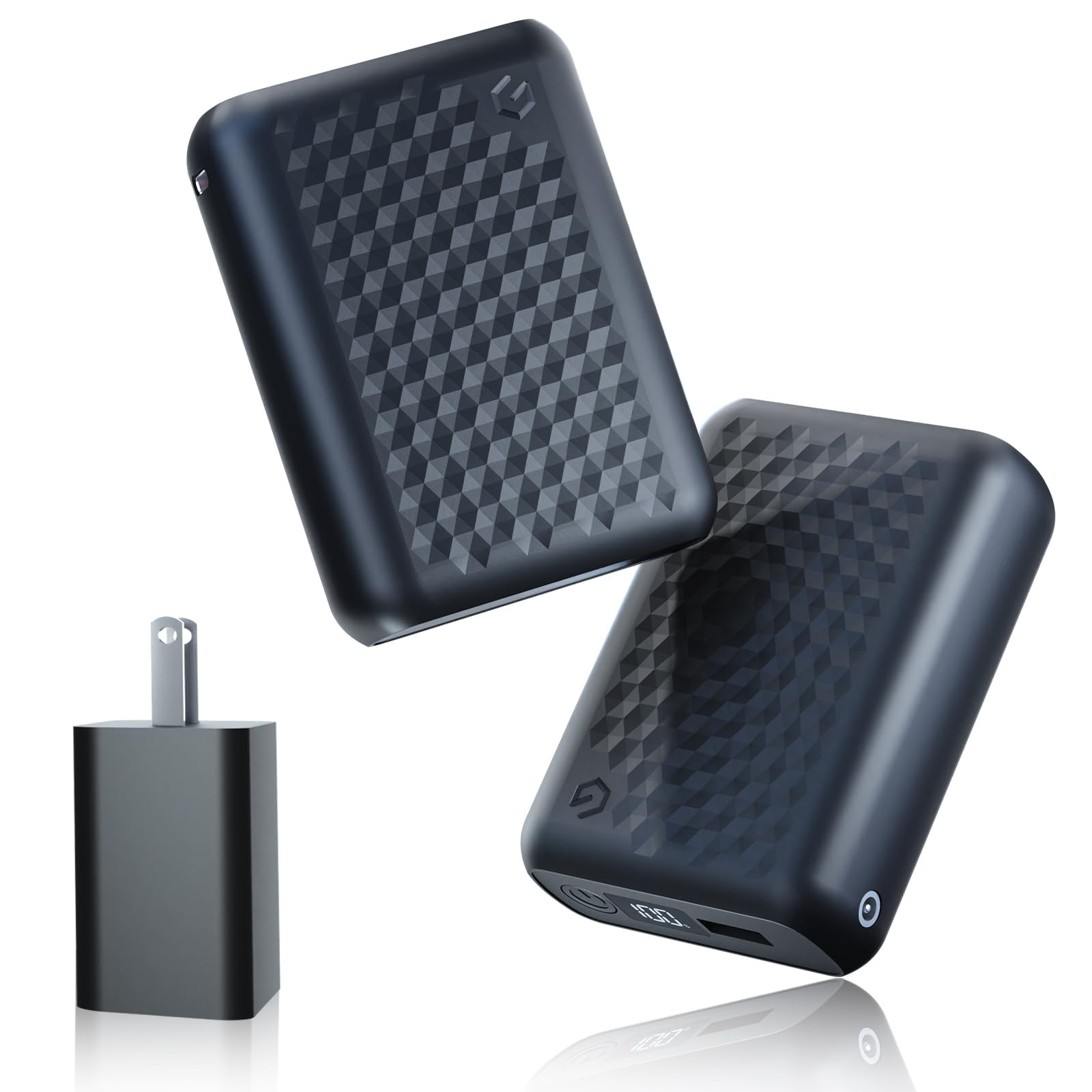 RIAFOX 2 Packs 12V 18400mAh DC Output Battery Pack Big Capacity Fast Charge for Heated Women Men Jacket Coat Portable USB Power Bank for Wulcea Genovega Dewbu Venustas Clothing Block Included | Amazon (US)