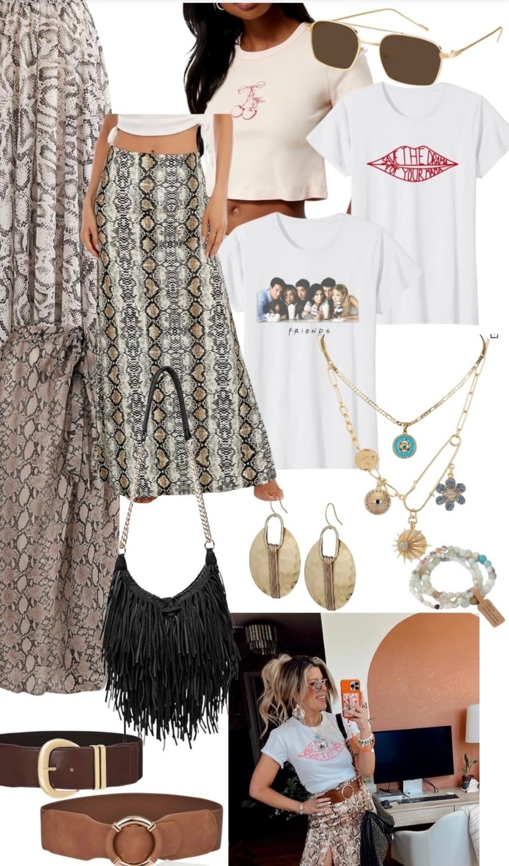 Amazon remake!! Some items out of stock, replaced with similar!! 🤍 




Amazon fashion, boho, snake print, converse, platform sneakers, jewelry, accessories, tee, justclassicallycassidy

#LTKootd #LTKSeasonal