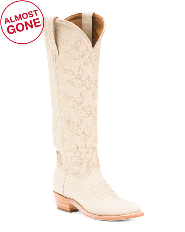Leather Tall Western Cowboy Boots | TJ Maxx