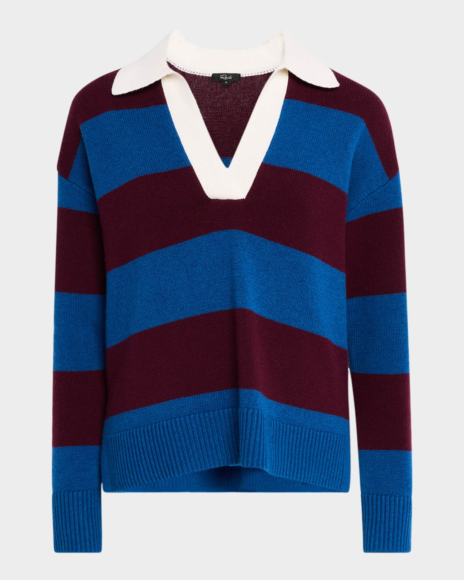 Harris Striped Wool-Blend Sweater | Neiman Marcus