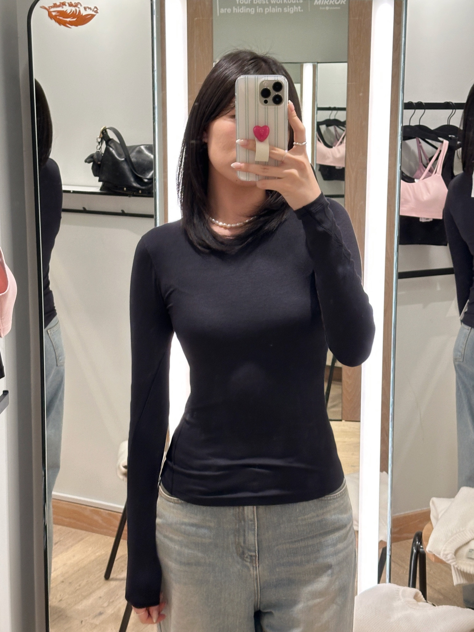 basic black long sleeve 

#LTKkorea #LTKmodest #LTKstyletip