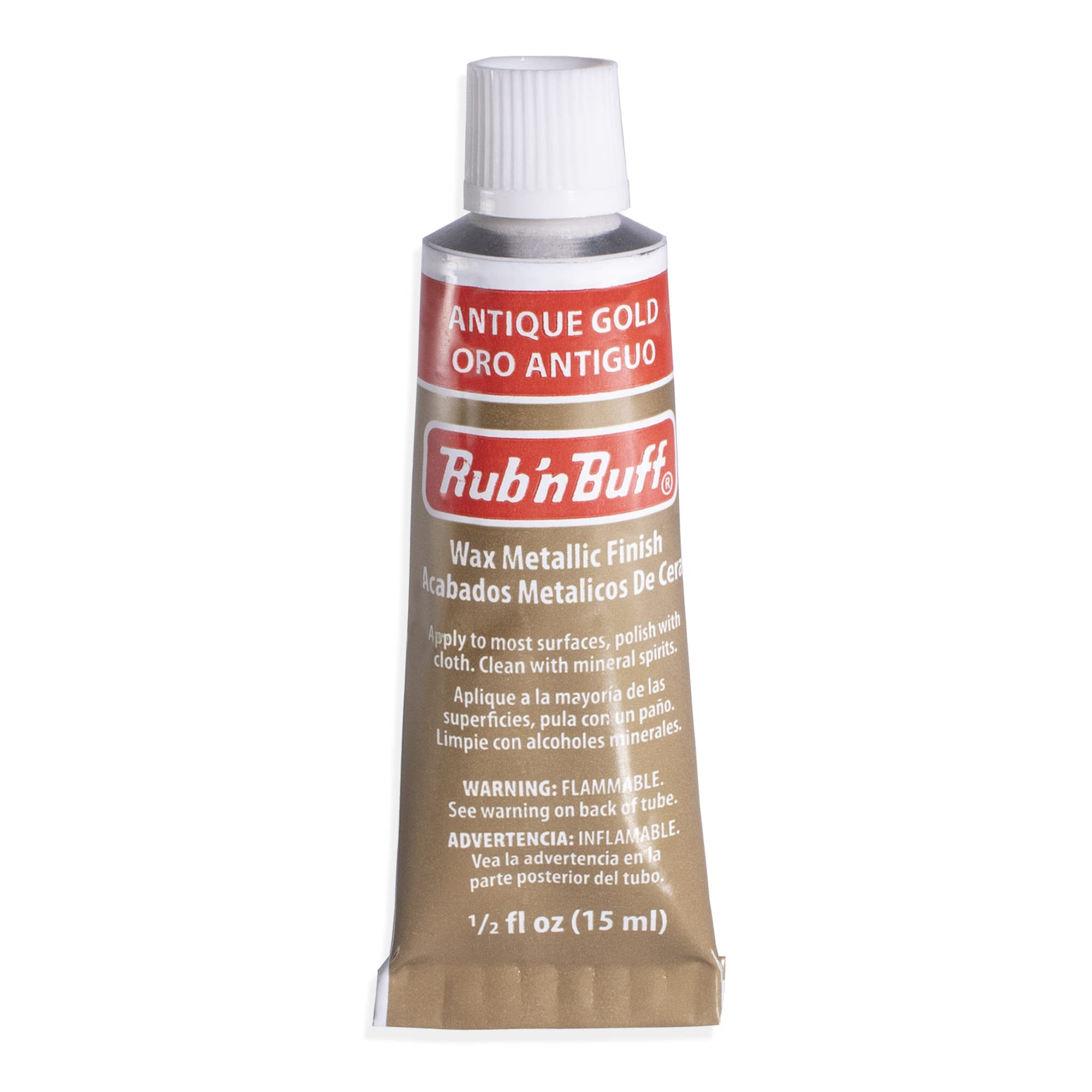 AMACO Rub n Buff Wax Metallic Finish - Rub n Buff Antique Gold 15ml Tube - Versatile Gilding Wax ... | Amazon (US)