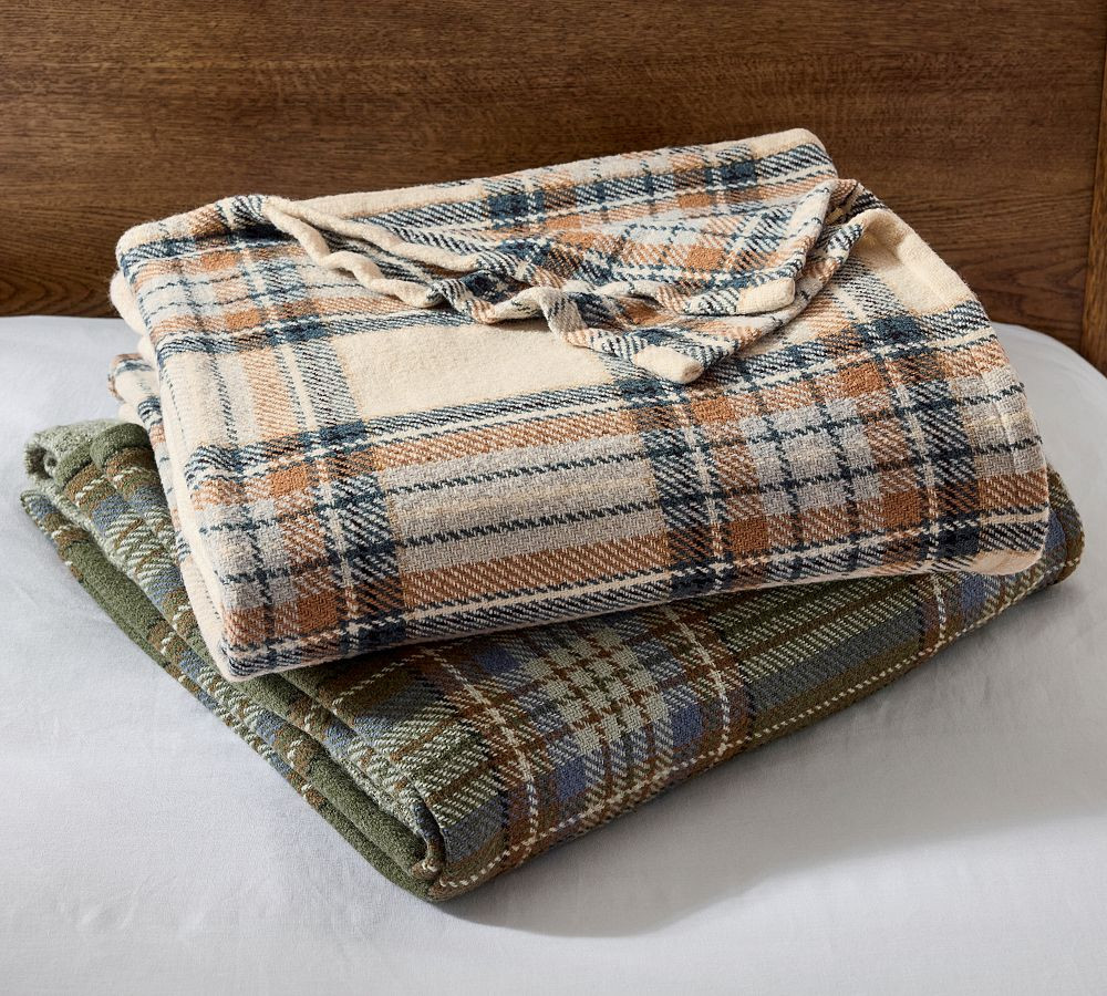 Plaid Woven Blanket | Pottery Barn (US)