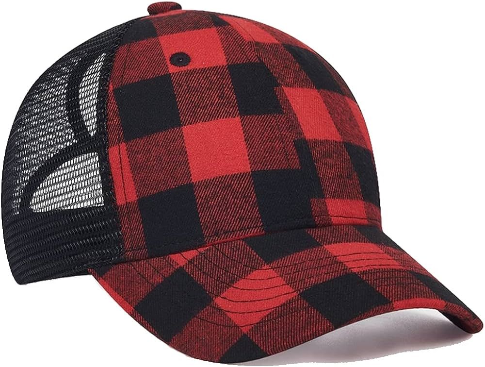 CNUSER Trucker Hat Fashion Mens Women Snapback Hats - The Great Outdoors Adjustable Baseball Cap,... | Amazon (US)