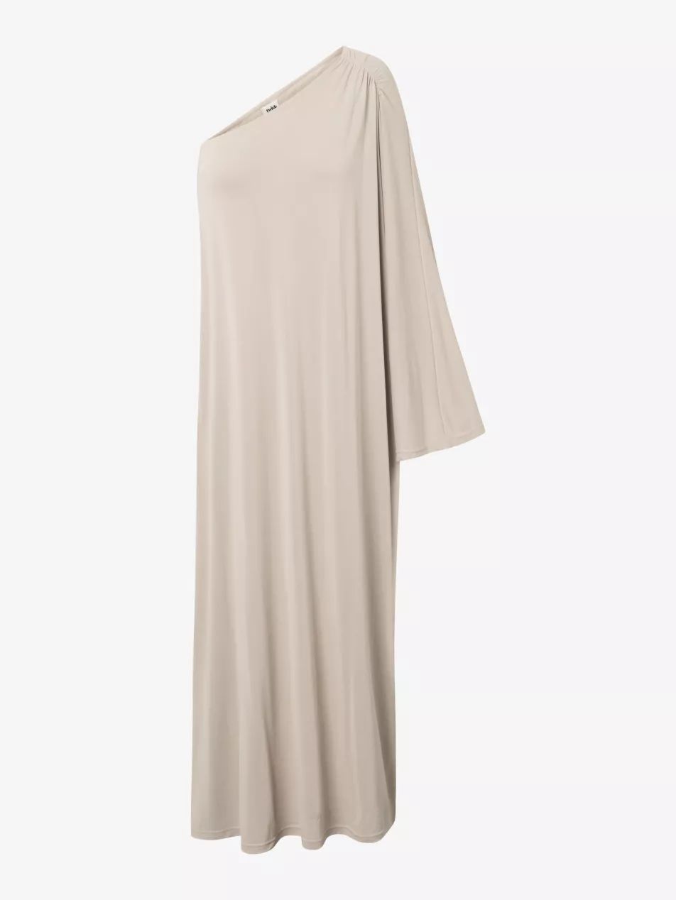 Elora one-shoulder woven maxi dress | Selfridges