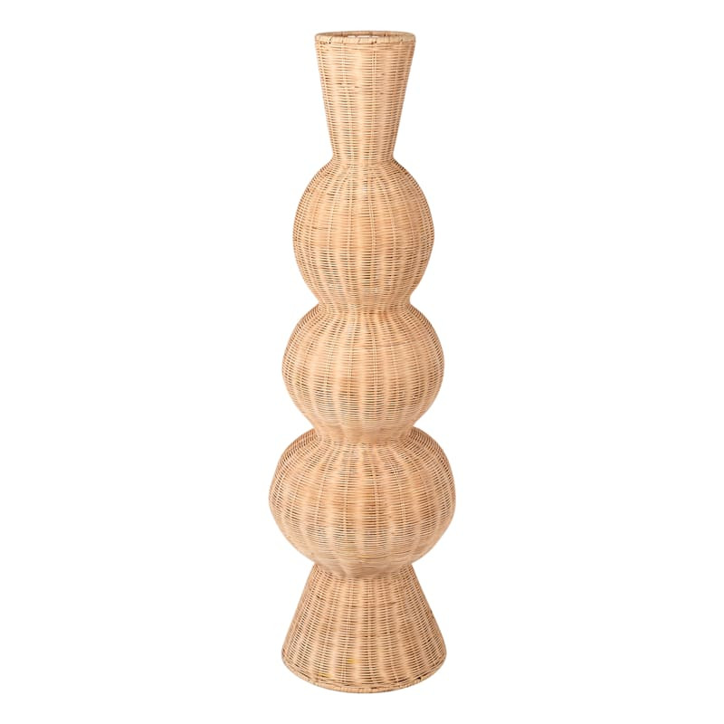 Rattan Oversized Vase, 41" | At Home