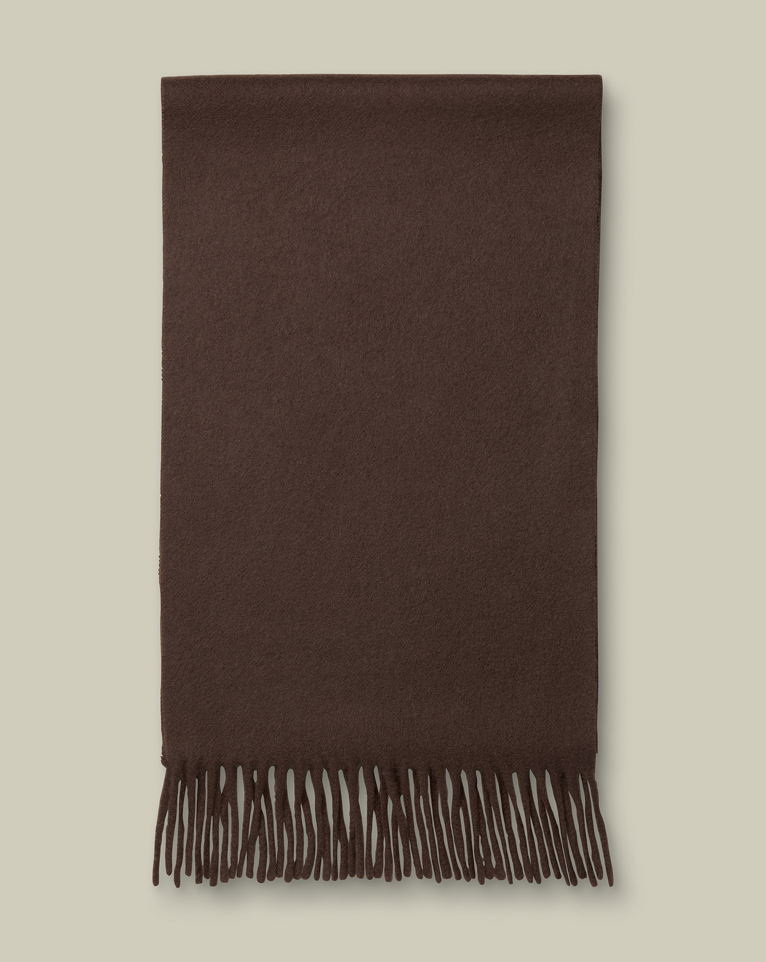 Kaschmirschal - Schokoladenbraun | Charles Tyrwhitt