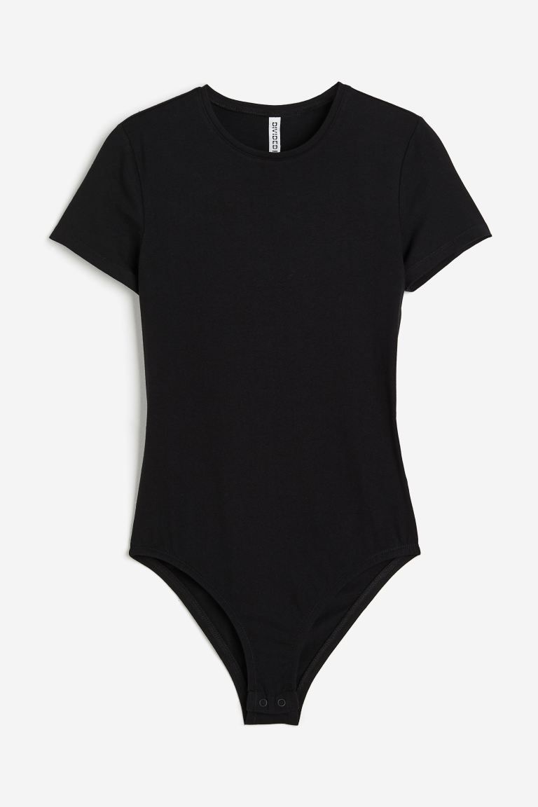 Short-sleeved Jersey Bodysuit | H&M (US + CA)
