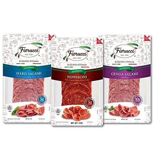 Fiorucci Italian Sandwich Sampler, Nitrite & Antibiotic Free, Uncured, 12 Ounce, Pack of 3 | Amazon (US)