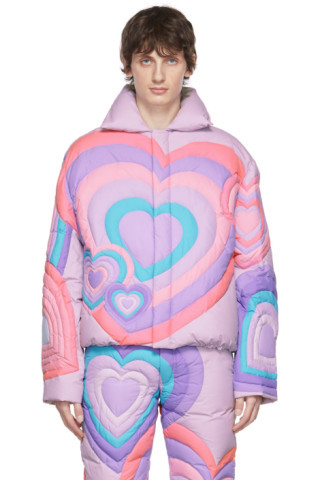 Purple Down Jacket | SSENSE