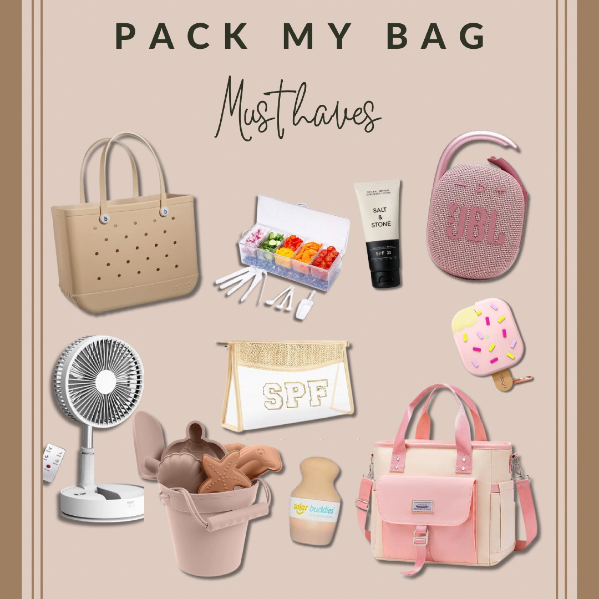 Check out some of my summer favorites in my bag ☀️

#LTKfindsunder100 #LTKtravel #LTKSeasonal