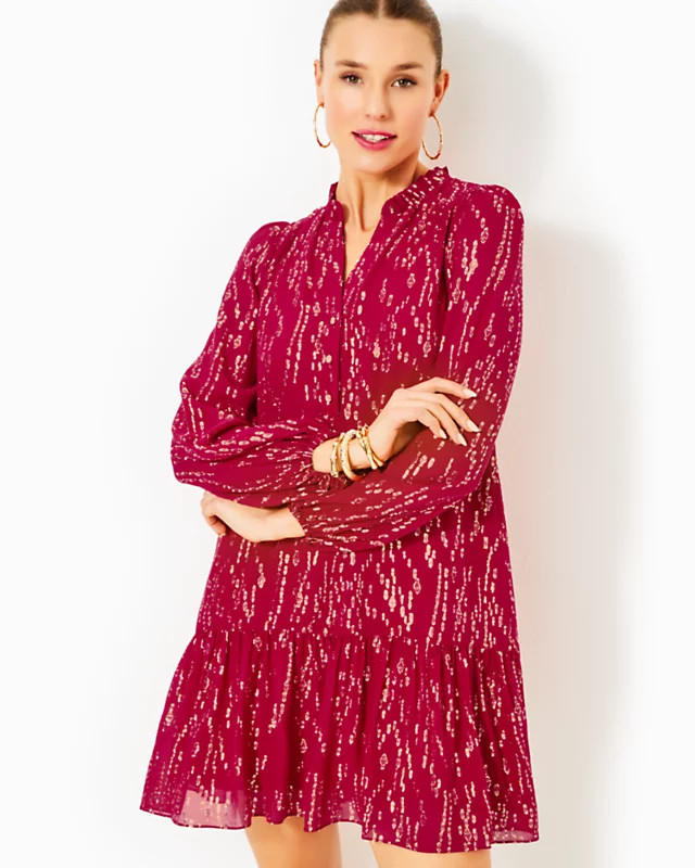 Evaline Silk Dress | Lilly Pulitzer | Lilly Pulitzer