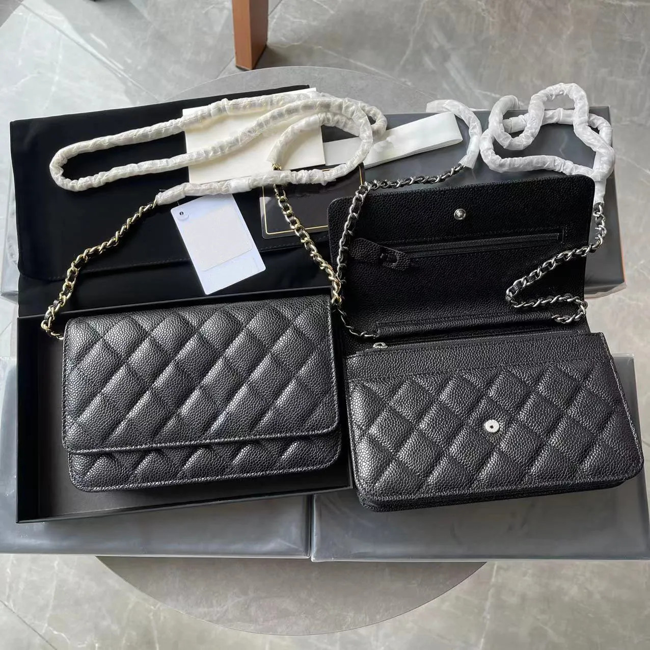 Fashion Selling Classic mini size womens chain wallets Top Quality Sheepskin Luxurys Designer bag... | DHGate