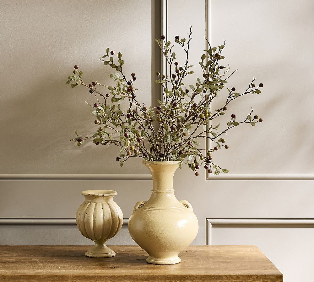 Faux Chocolate Berry Branch | Pottery Barn (US)