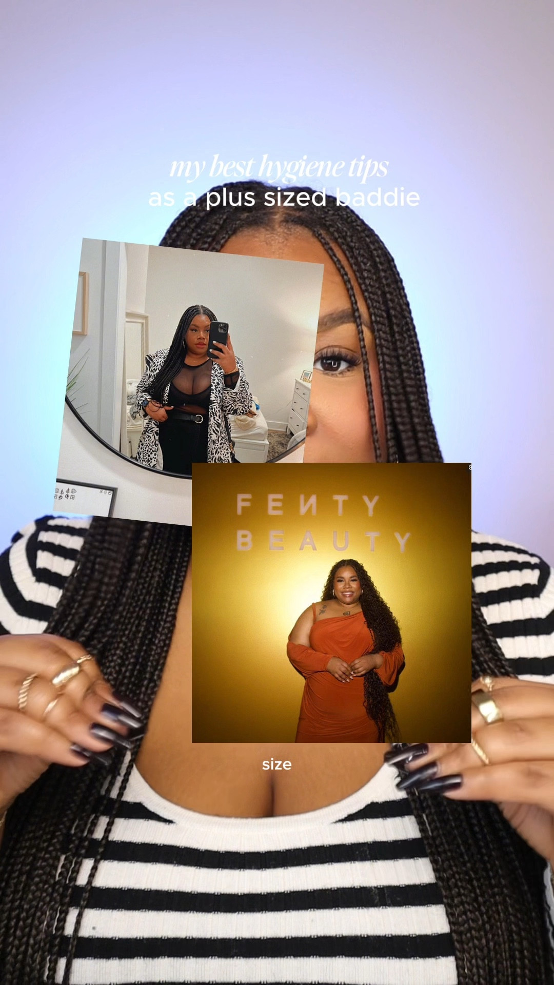 Cuvry Girl Hygiene Tips 🚿🧼️

Here are my top hygiene tips to keep smelling fresh as a plus-sized baddie. These are a few products that help me feel confident in the summer and year-round. Most of these can be found at @ultabeauty. If you have any tips, drop them in the comments.



plus size hygiene routine, hygiene routine plus size black girls, plus size feminine hygiene tips, how to smell good in the fall, Fall hygiene curvy girl, feminine hygiene for odor plus size, how to have good hygiene plus size, plus size hygiene body odor,

#beautymavenraven #ubcollective