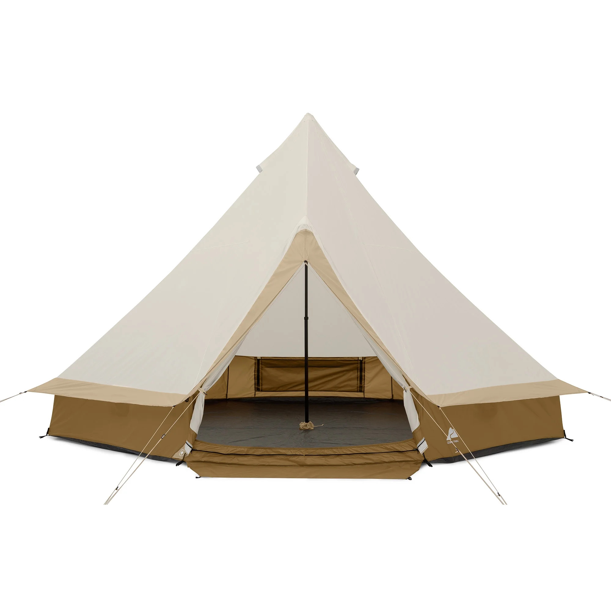 Ozark Trail 15' x 15' 8-Person Glamping Bell Tent with String Lights, 22.57 lbs | Walmart (US)