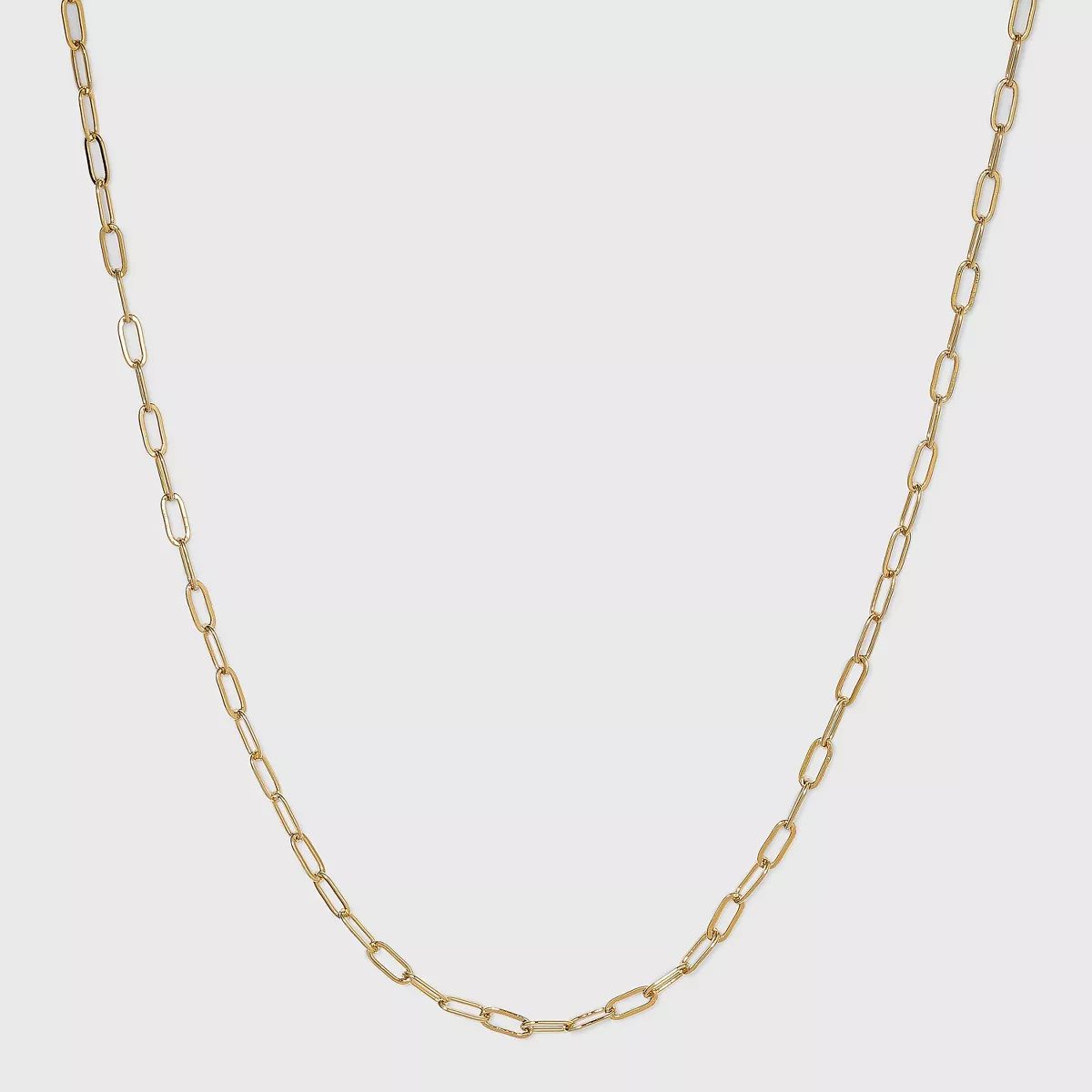 14K Gold Plated 16" Paperlink Chain Necklace - A New Day™ | Target