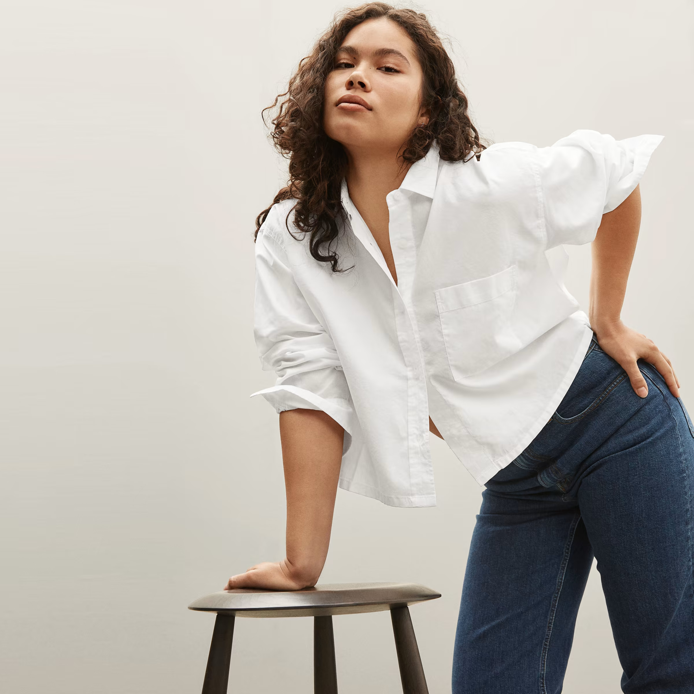 The Silky Cotton Way-Short Shirt | Everlane